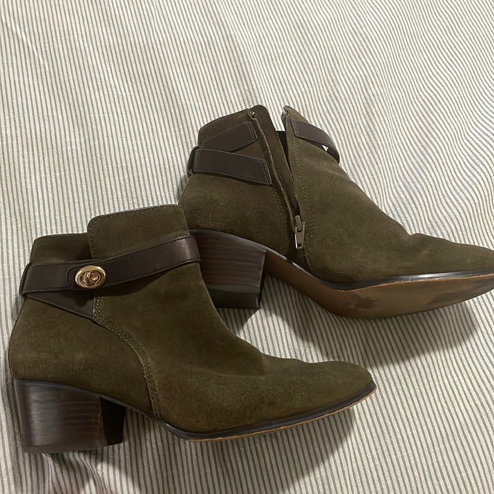 Coach Green Booties